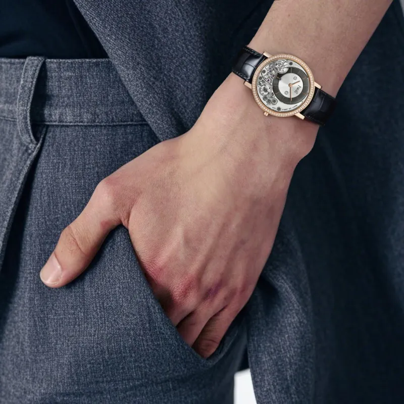 PIAGET ALTIPLANO Collection Manual Mechanical Movement Men's Watch 38mm Silver Dial-2