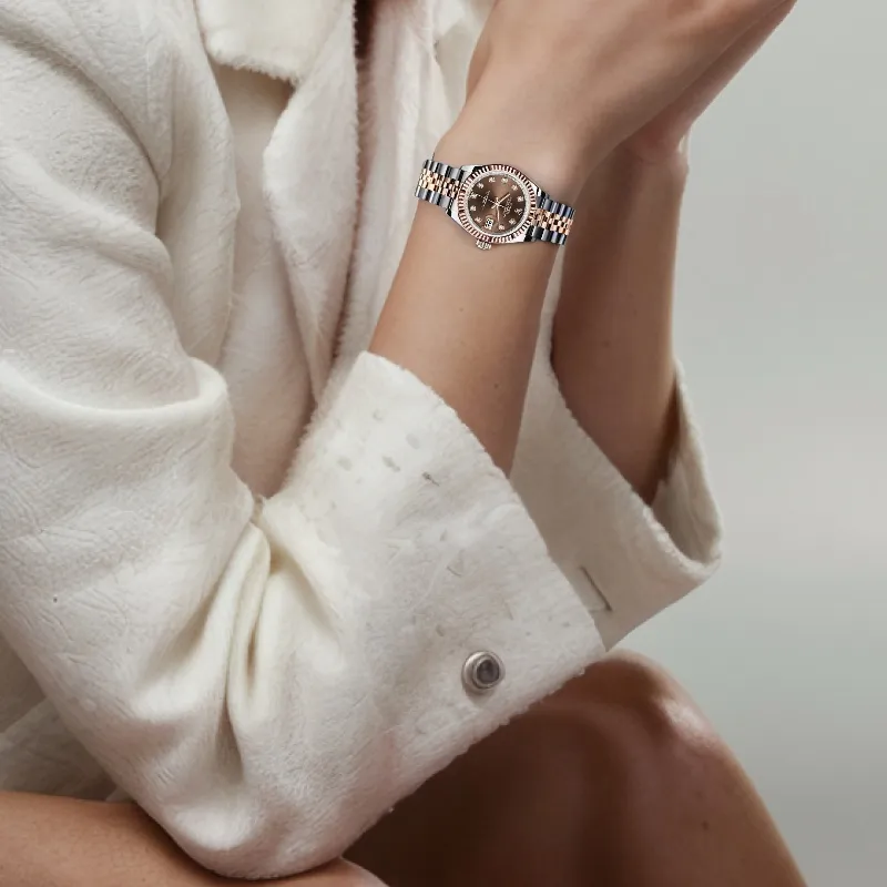 ROLEX Women's Women's Apparel Log Series Watch-4