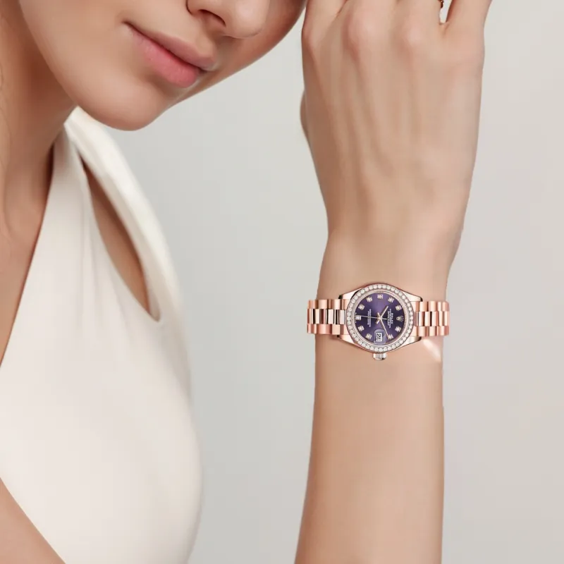 ROLEX Women's Women's Apparel Log Series Watch-3