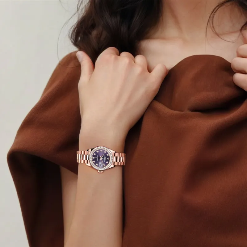 ROLEX Women's Women's Apparel Log Series Watch-4