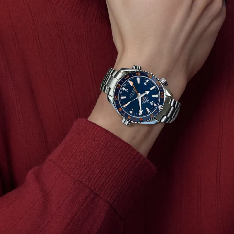 OMEGA Seahorse Series Ocean Universe Automatic Mechanical Movement Men's Watches Watch 43.5mm Blue Dial-3