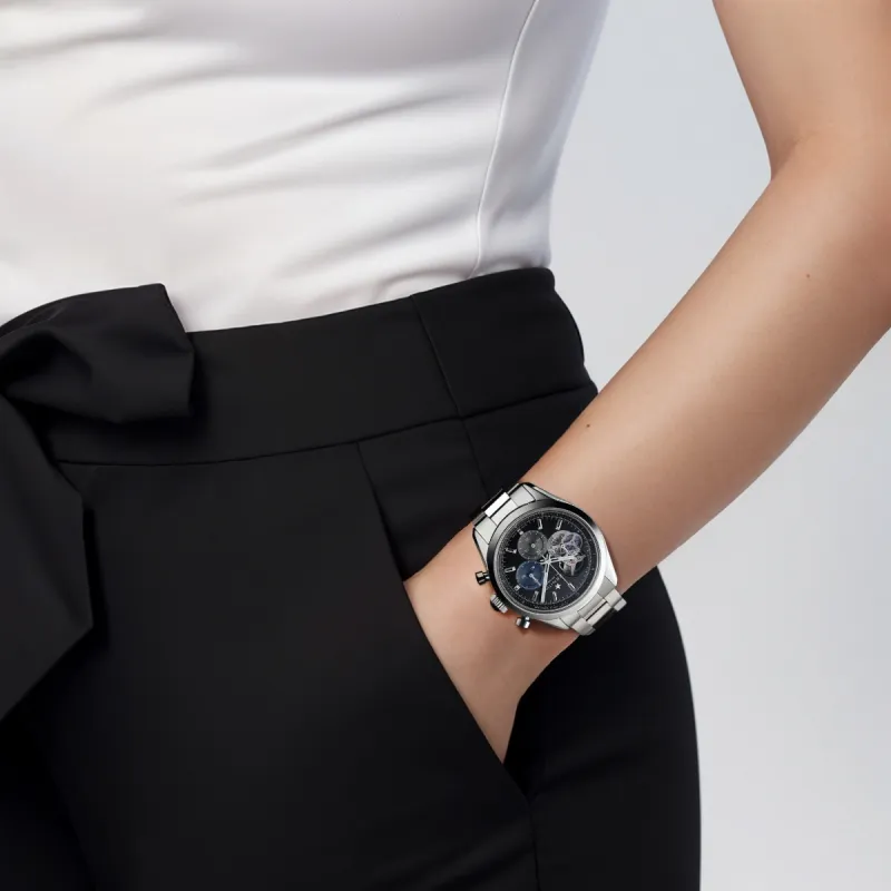 ZENITH Chronomaster Sport Flagship Collection Automatic Mechanical Movement Unisex Watch 39.5mm 39mm Black Dial-4