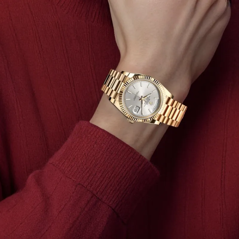 ROLEX Men Week type Calendar Watch-3