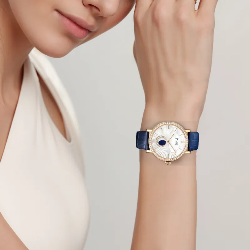 PIAGET ALTIPLANO Automatic Mechanical Movement Women's Watch 36mm White Dial-2