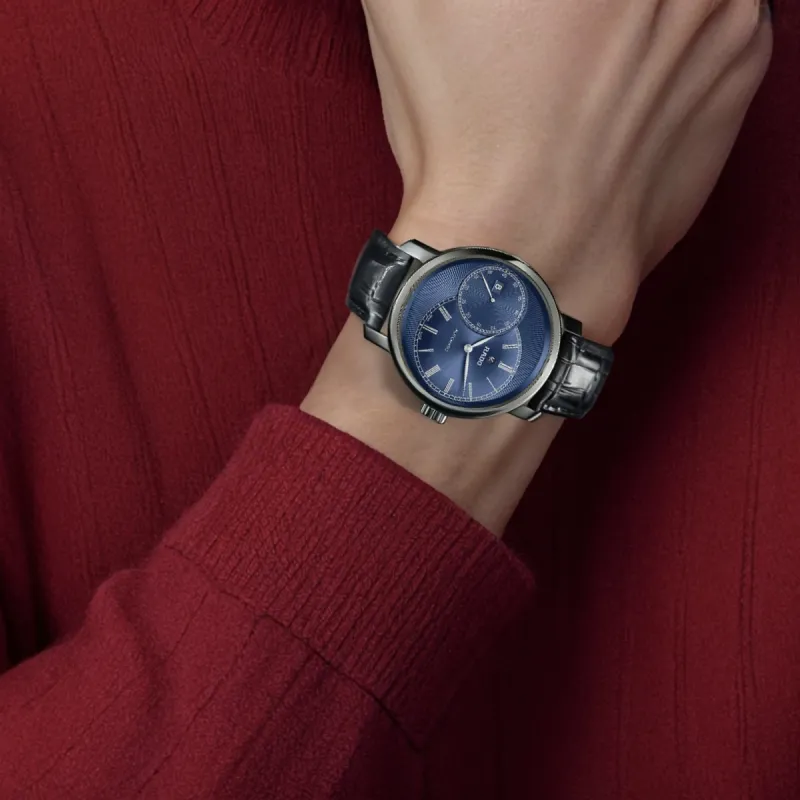 RADO DiaMaster Collection Automatic Mechanical Movement Men's Watch Blue Dial-4