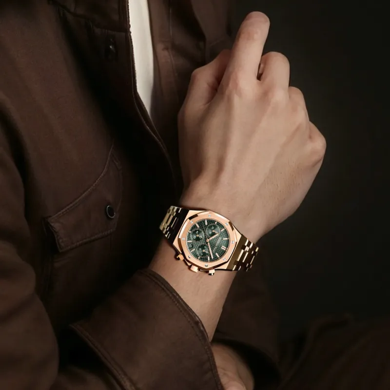 AUDEMARS PIGUET 2024 Pre owned Royal Oak Chronograph 41mm-3