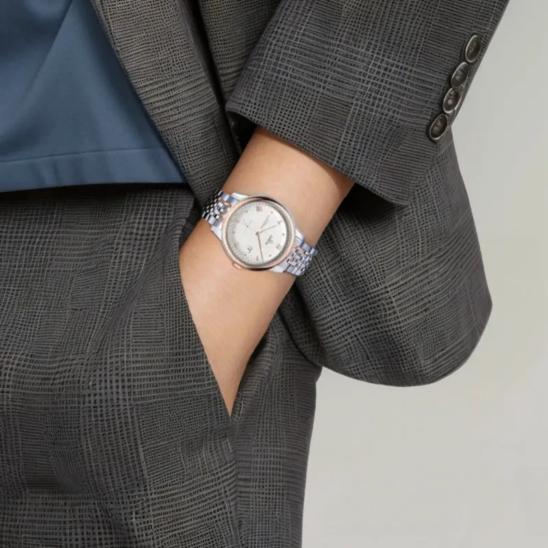 OMEGA Men Elegant Saucer Series Watch-4