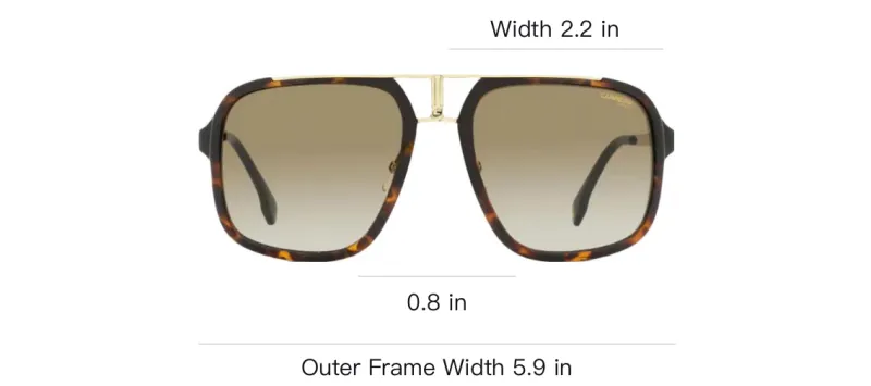 CARRERA Pilot frame Sunglasses-3