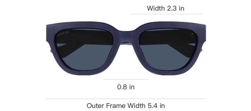 GUCCI Cat Eye Frame Sunglasses-2