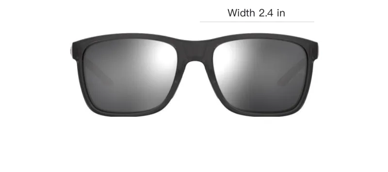 Under Armour Propionate Ester Irregular Shape Sunglasses Unisex Gray Red-3