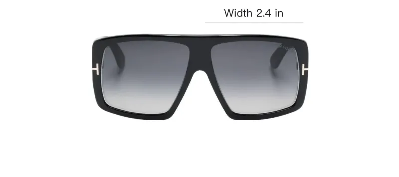 TOM FORD Eyewear Oversize-frame Gradient-lenses Sunglasses-2