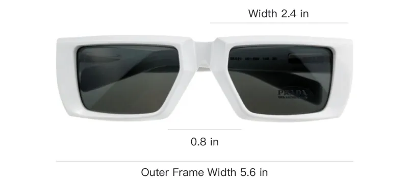 PRADA Sunglasses Men White-3