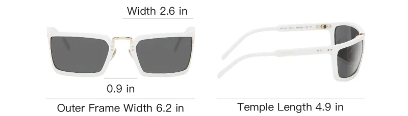 PRADA Rectangular Frame Sunglasses-3