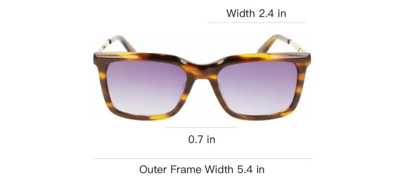 CK/Calvin Klein Rectangular Sunglasses Men's Tortoiseshell-2