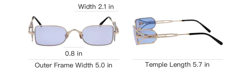 Matsuda Rectangle frame Sunglasses-3