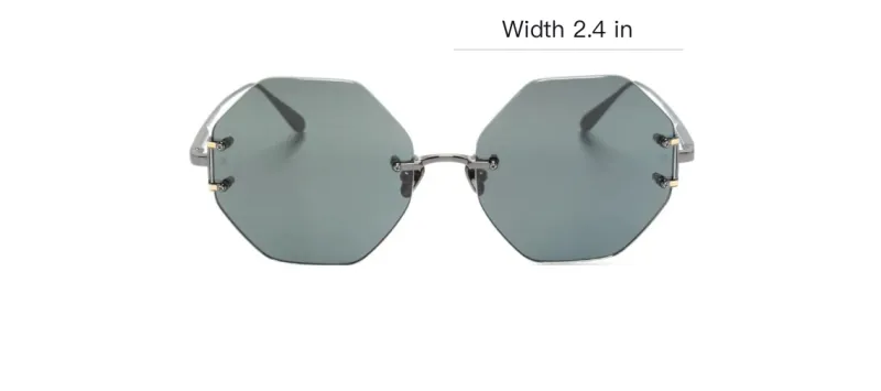 Linda Farrow Arua Hexagonal frame Sunglasses-2