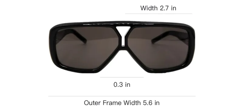 SAINT LAURENT Pilot Frame Sunglasses-4