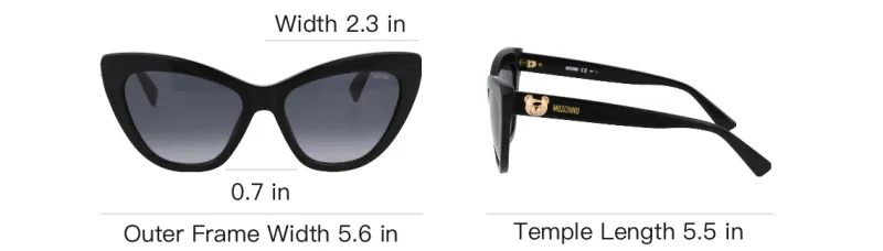 MOSCHINO Cat Eye Frame Sunglasses-4