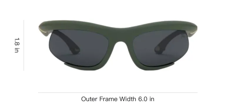 Burberry Nylon Metal Injection Molding Irregular Shape Sunglasses Women's Green-3