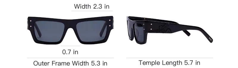 MCM Acetate Square Sunglasses Unisex Multicolor-2