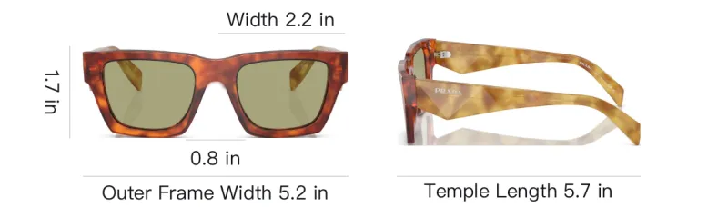 PRADA Eyewear Square Frame Sunglasses-5