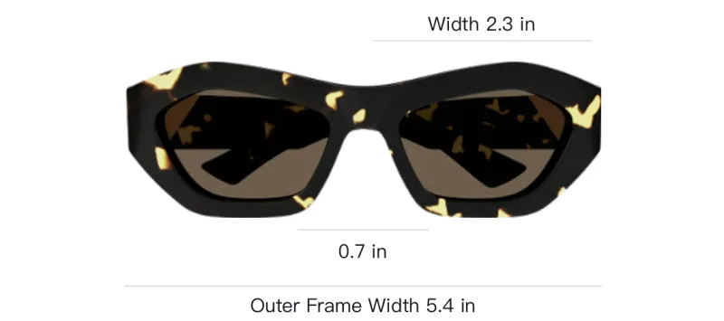Bottega Veneta Geometric Frame Sunglasses-2