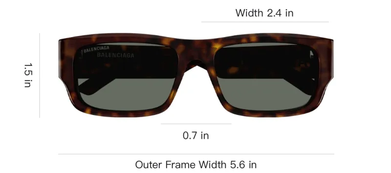 Balenciaga Square Sunglasses-2