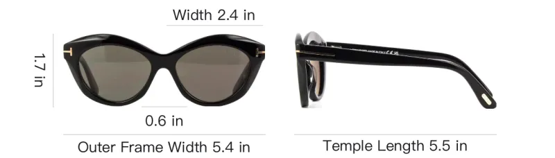 TOM FORD Toni Oval Frame Sunglasses-3