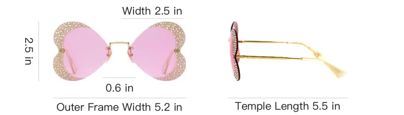 GUCCI Cat Eye Sunglasses-3