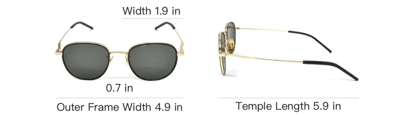 SAINT LAURENT Irregular Shape Sunglasses Women's Gold-3