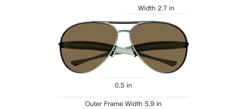 Bottega Veneta Eyewear Aviator Frame Sunglasses-2