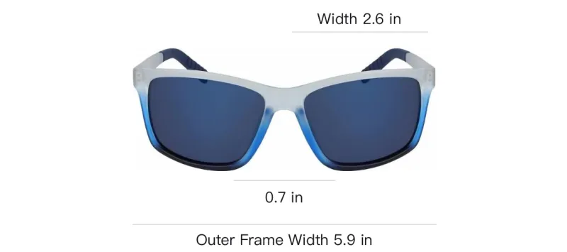NAUTICA Square Sunglasses Men's Gradient-3