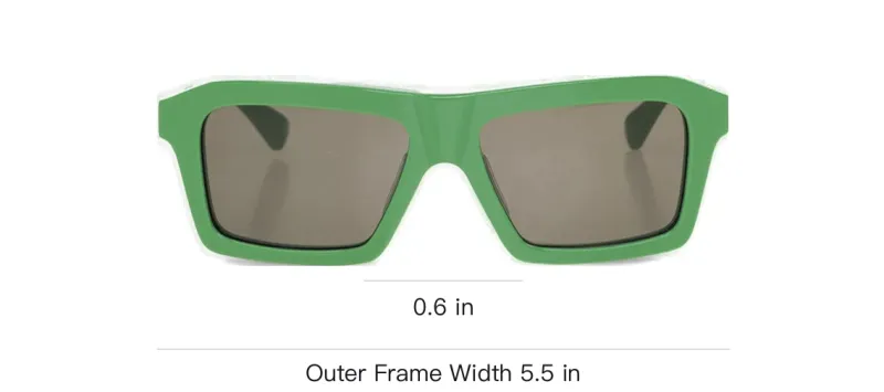 Bottega Veneta Square Frame Sunglasses-1