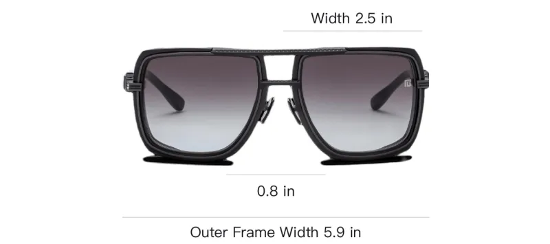 BALMAIN Eyewear Soldier Square Frame Sunglasses-2