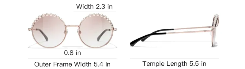 CHANEL Sunglasses Women's Pink-4