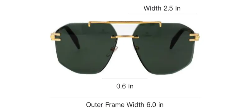 Chopard Geometric Frame Sunglasses-2