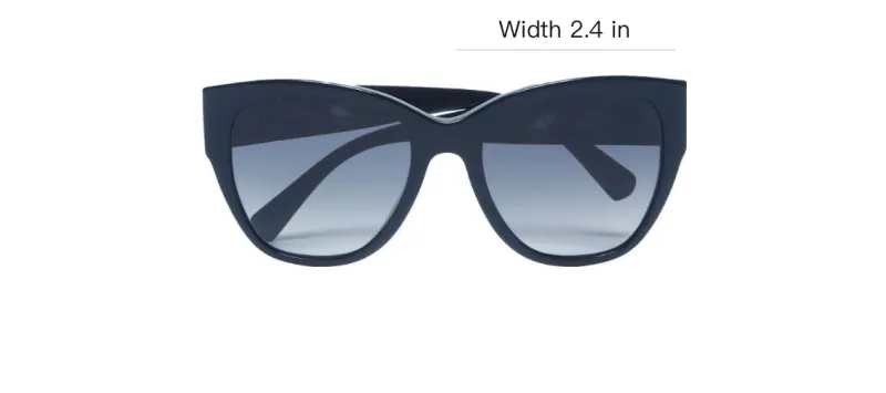 CHANEL 2000s Cat-eye Frame Cc Sunglasses-3