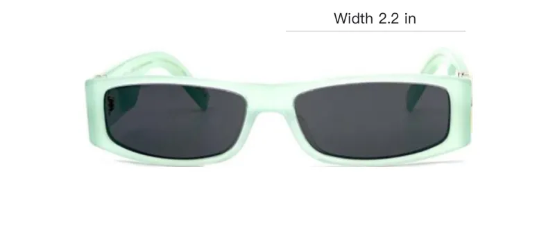 DIOR Acetate Irregular Shape Sunglasses Unisex Green-3