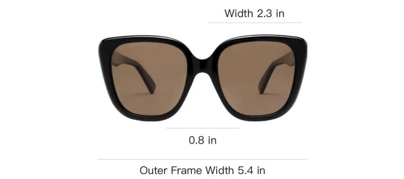 GUCCI Square Frame Sunglasses-2