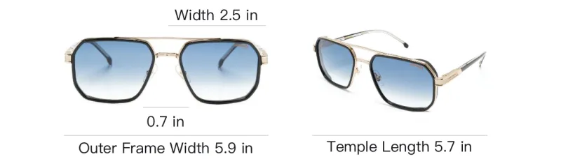 CARRERA 1069/S Pilot frame Sunglasses-3
