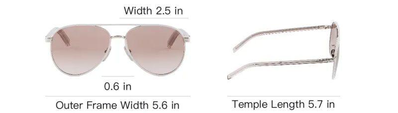 PRADA Aviator frame Sunglasses-3