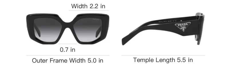 PRADA Square Frame Sunglasses-3