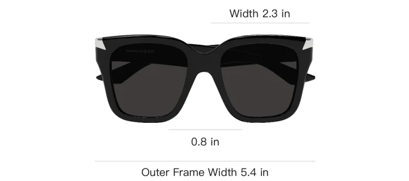 Alexander McQueen Square Frame Sunglasses-2