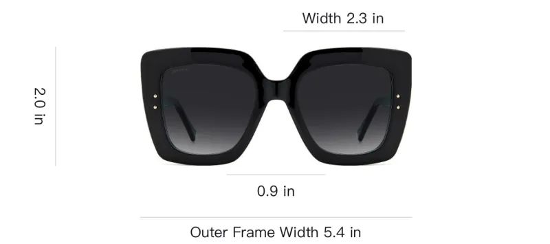 Jimmy Choo Square Frame Sunglasses-3