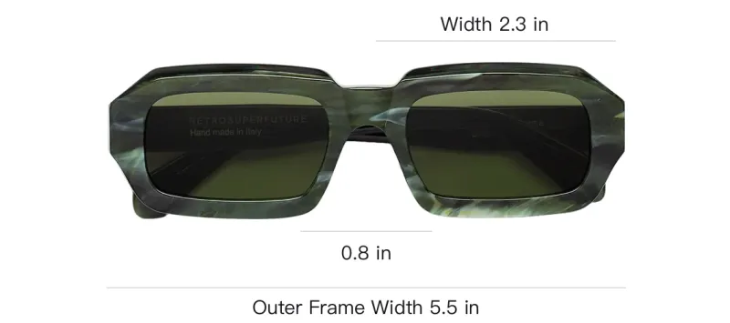 Retrosuperfuture Rectangular Frame Sunglasses-3
