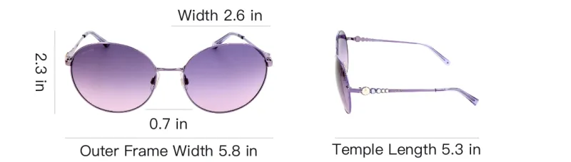 Swarovski Round Frame Sunglasses-3
