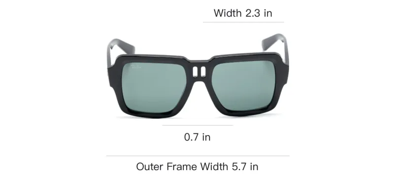 RayBan Acetate Acetate Square Sunglasses Women's Black-3