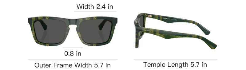 Burberry Square Frame Sunglasses-3
