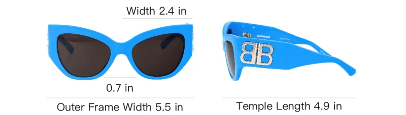 Balenciaga Butterfly Frame Sunglasses-3