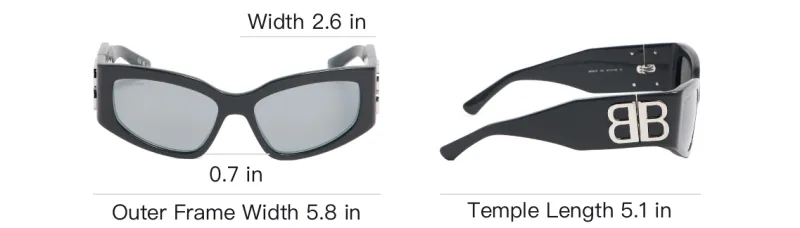 Balenciaga Bossy Cat Eye Frame Sunglasses-3